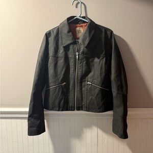 We the Free Vegan Leather Jacket Medium